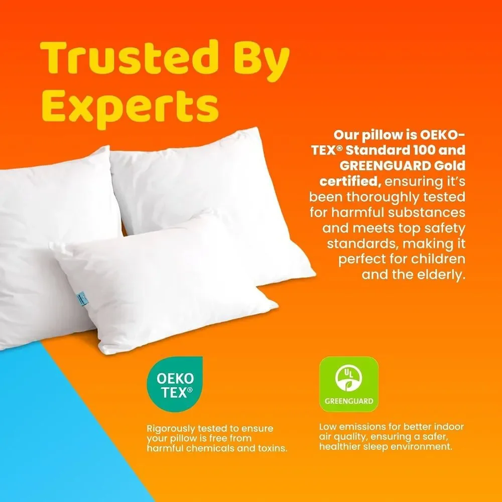 Marshmalloo Cooling Adjustable Pillow for Neck & Shoulder Support Standard Soft